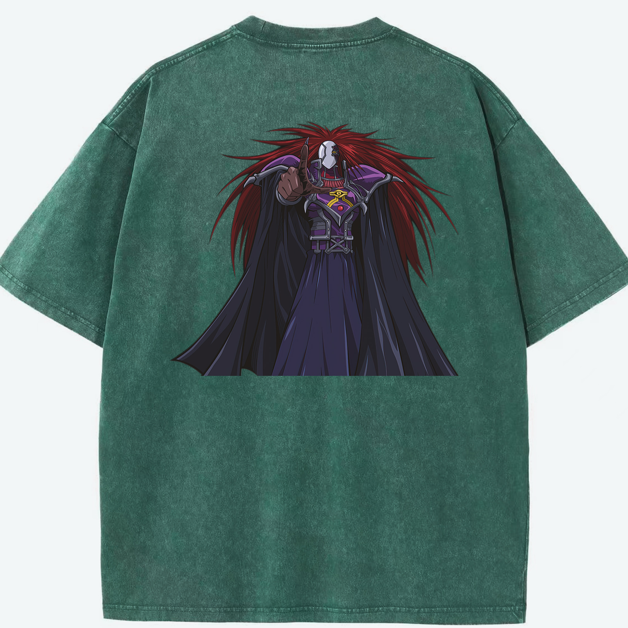 （画像用） 遊☆戯☆王 Yu-Gi-Oh! 綿100% ヴィンテージ風 半袖Tシャツ（背面プリント）